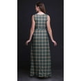 thumbnail image 5 of Bimba Check Printed Women Sleeveless Gown Chic Style Long MaxiÂ&nbsp;Dress-X-Large, 5 of 6