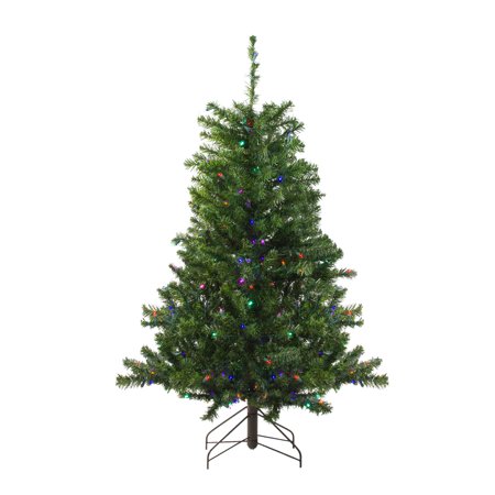 Northlight 4 Prelit Artificial Christmas Tree LED Canadian Pine - Multi-Color Lights