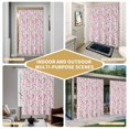 thumbnail image 5 of Pink Wildflowers Shower Curtain - Water Repellent Fabric Shower Curtains Washable, Chic Floral Classic Botanical Decorative Polyester Cloth Bathroom Curtains Modern Bath Decor 72"x72", 5 of 8