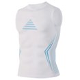 thumbnail image 4 of Mens Slimming Compression Shirt, Slimming Undershirt Shirts for Men Body Shaper Vest Shapewear Tummy Control Workout Fitness Vest White, 4 of 5