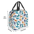 thumbnail image 3 of Disketp Block Dinosaur Bolsa Térmica para Almuerzo para Hombre y Mujer, Ideal para Trabajo, Senderismo y Picnic, 3 of 8