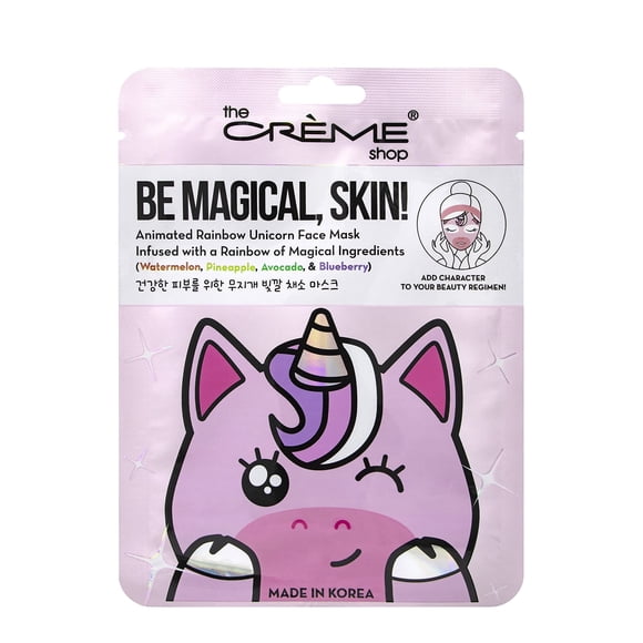 Mascarilla facial Unicorn de The Crème Shop – Pack de 3