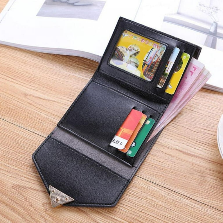 lv ultra slim ladies small long checkbook wallet bi fold case
