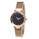 thumbnail image 1 of Reloj de pulsera de novia de cuarzo analógico con banda de malla, reloj Star Sky para mujer, regalo de vacaciones Guardurnaity EL2302-00, 1 of 2