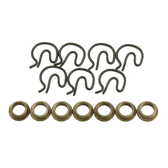 Hurst Manual Trans Shifter Stabilizer Bushing 3327302 Natural; Steel or Nylon; With 7 Bushings/Spring Clips