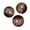 Schonwerk Brown, variant on Schonwerk Diamond Lattice Decorative Orbs for Bowls and Vases (Set of 3) Resin Spheres Balls for Living, Dining Room Decor - Coffee Table Centerpiece Home Decor - Great Gift Idea