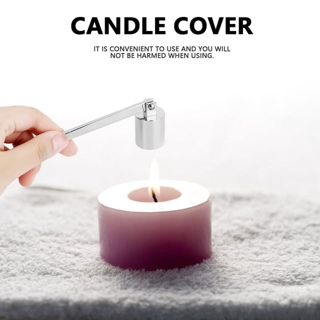 Candle Snuffer, Fashion Stainless Steel Candle Snuffer, Straight Tube Shaped Candle Snuffer Wick Trimmer Cover Hand Tool