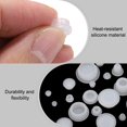 thumbnail image 3 of Uxcell 30pcs Hole Plugs Fit for 7.4mm(19/64 Inch) Hole, Round Snap Plugs for Home, White, 3 of 5