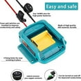 thumbnail image 2 of Battery Mount Connector Adapter for Makita 18V Base Stand with 14 awg Wire, 2 of 6