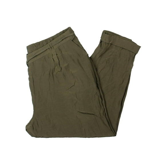 Lucky Brand Womens Woven Flat Front Casual Pants