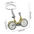 thumbnail image 3 of Metal Bicycle Keychain-9.2x6x4.4cm Alloy Key Fob-Yellow & Blue Bike Pendant for Luggage,Purses & School Bags-Gift for Cyclists, 3 of 6