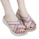 thumbnail image 1 of Zapatos Casa Slip On Slides Slide Sandalias Mujer Open Toe Cross Strap para El Verano, 1 of 9