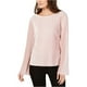 thumbnail image 2 of INC Blusa de terciopelo para mujer, rosa, grande, 2 of 2