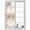 Burnt Orange, variant on Blue Eucalyptus Leaves Window Privacy Film, Watercolor Botanical Weeping Leaf Static Cling UV Sun Blocking Heat Control Window Tint Day and Night, Non-Adhesive One Way Privacy Cover 17.7''x39.3''