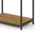 thumbnail image 4 of Ailis Brown 75" Pine Wood Shelf Etagere Bookcase Media Center with Metal Frame, 4 of 5