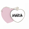 thumbnail image 1 of Special Letra Ingles Nombre Maria Bolsa de viaje Mirror maquillaje corazón rosa, 1 of 4