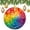 pattern-1, variant on Ornament Rainbow Puristic Stocking Name Tags Colourful Rainbow Ornament for Christmas Tree Funny Gifts for Women/Men