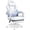 Blue and White, variant on Bossin Gaming Chairs with Footrest, Massage Leather Game Chair for Adults, Big and Tall Gamer Chair with Headrest and Lumbar Support