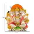 thumbnail image 2 of Panchmukhi Hanuman Ji Polyresin Idol – Craftn Love Bajrang Bali Sculpture for Home Temple, Pooja Room & Spiritual Decor,, 2 of 5