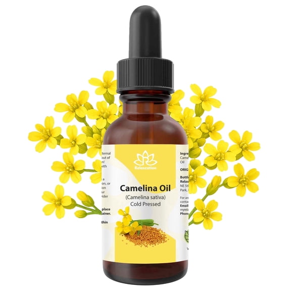 Camelina Oil (Camelina Sativa) – Pure Cold-Pressed Omega-Rich Oil for Skin & Hair by Relaxcation