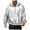 Silver1700/A, variant on Solid Color Long Sleeve Men Carnival Sequin Flip Over Special Trend Hooded Sweatshirt Casual Loose Fashion Business Sports Pullover Tops Versatile Male Dailywear