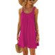 thumbnail image 1 of Vestido tipo túnica con cuello redondo,Vestido tipo túnica sin mangas de verano para mujer de talla grande Vestido sin mangas plisado para mujer Diseñado con precisión, 1 of 7