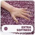 thumbnail image 3 of DSIEN Purple and White Bathroom Rugs - Absorbent, Non Slip, Soft, Washable, Quick Dry, 16"x24" Small Bath Mats for Bathroom, Microfiber Shower Mat Bath Rug Bathroom Carpet, 3 of 6