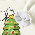 thumbnail image 4 of Cowsor Chandail en Molleton Bébé Noël Col Rond Chandails en Molleton Hiver Xmas Enfants Décontracté Fête Manches Longues Chandail Tops, 4 of 6