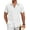 White, variant on COOFANDY Men's Cuban Guayabera Shirt Short Sleeve Button Down Shirts Casual Summer Beach Linen Shirts