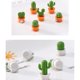 thumbnail image 5 of 12 pegatinas con forma de cactus para el frigorífico, imanes creativos para el frigorífico, pegatinas para decoración del hogar y la oficina (6 palanganas naranjas + 6 palanganas blancas), 5 of 5