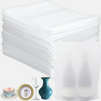 Topboutique Foam Wrap Pouches,100 Pack Cushion Foam,Cushion Foam Pouches,Packing Materials for Dishes & Cups,Storage-Safely Cushion Wrap,Packing Paper and Plate Protectors for Moving, 8'' X 12''