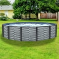 thumbnail image 4 of Blue Wave Affinity 24-ft Round 52-in Deep Resin Pool w/ 7-in Top Rail, 4 of 6