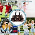 thumbnail image 7 of Jiaoprinted Personalized Football Theme Sport Duffel Bag, Custom Gym Bag with Name, Customized Overnight Weekender Bag for Men, 7 of 7