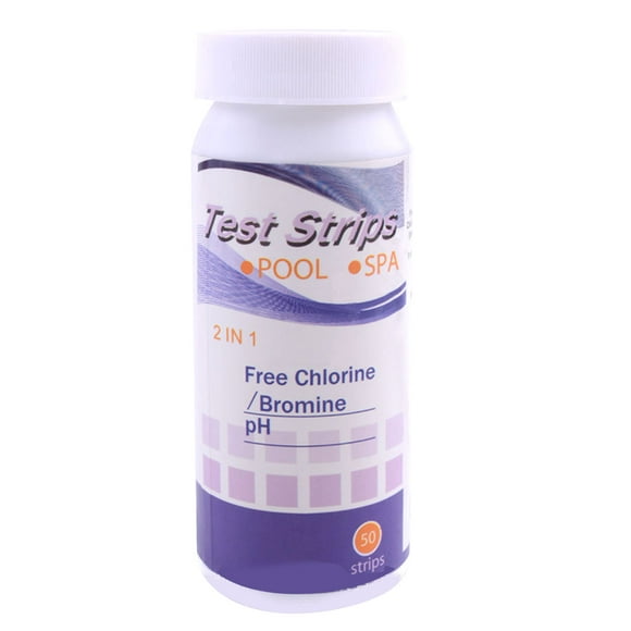 ZOUSSIQI Water Test Strip PH Value Total Hardness Test Strip Pool Test Strip for Aquarium Pond 2 in 1 JU316-74613