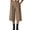 Khaki, variant on Women's High Waist Wide Leg Cropped Pants, Pleated Front with Pockets, Business Casual Capri Trousers for Summer Office or Daily Wear, Breathable and Lightweight Beige L