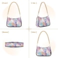 thumbnail image 7 of FORMRS Womens Shoulder Bag with Chain Strap Clutch Purse Cute Tote Handbag, Watercolor Marble Pattern, 7 of 7