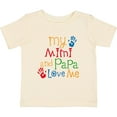 thumbnail image 3 of Inktastic Mimi and Papa Love Me Boys or Girls Baby T-Shirt, 3 of 5