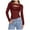 Red, variant on Solid Color Women Mesh Long Sleeve Crew Neck Tops Hollow Front Side Ruched Sheer Blouse Asymmetrical Hem Party Clubwear Shirts Leisure Women Tops Dressy Casual