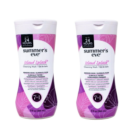 2 Pack - Summers Eve Cleansing Wash Island Splash 9 oz Each