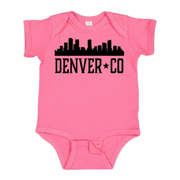 Inktastic Denver Colorado City Skyline Boys or Girls Baby Bodysuit