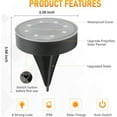 thumbnail image 6 of BN-LINK Solar Ground Lights, Waterproof Solar Garden Lights, Outdoor Garden Waterproof Lights, Landscape Lights for Outside Patio Pathway Yard Lawn Driveway Deck Step Walkway(12 Pack White Light), 6 of 8