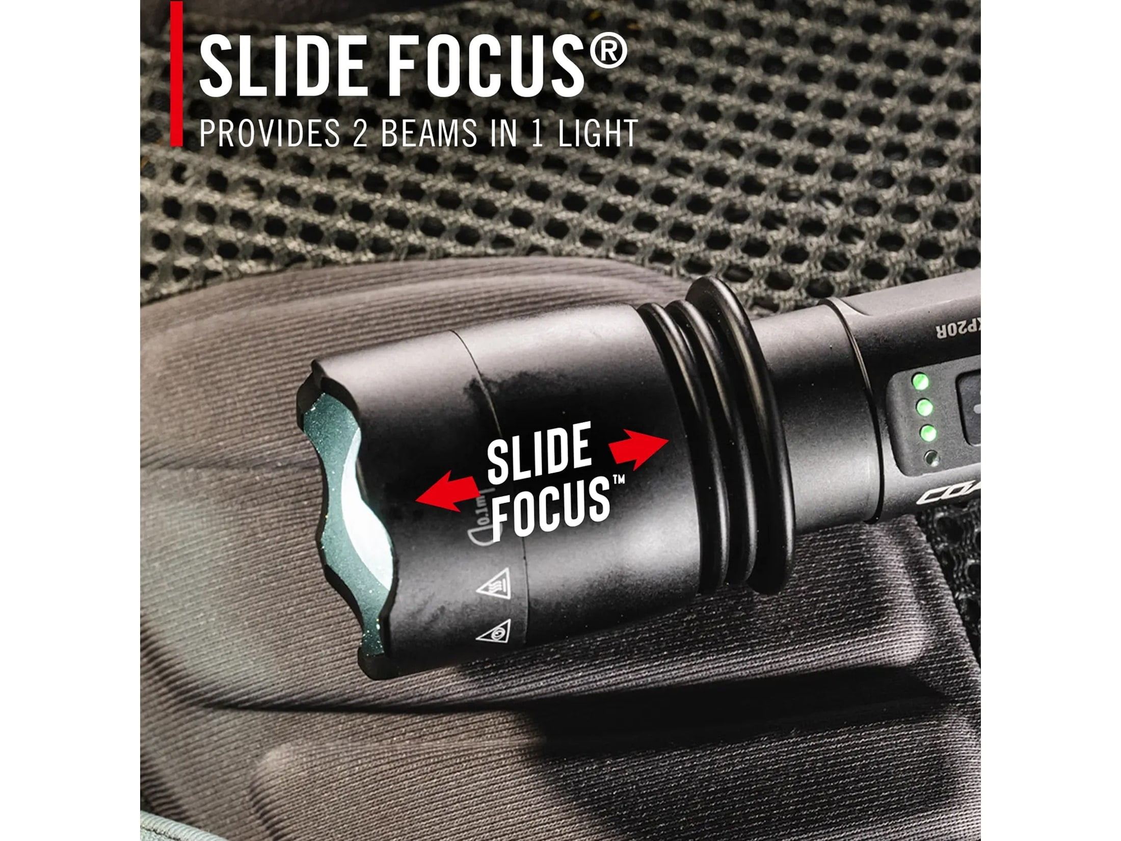 Coast XP20R Rechargeable Flashlight Black