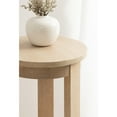 thumbnail image 3 of Kate and Laurel Foxford Modern Tiered Round Drink Table, 12 x 12 x 30, Light Natural, Transitional Two-Tier Circle Plant Stand for Use as Living Room Pedestal Table or Small Bedroom Nightstand, 3 of 9