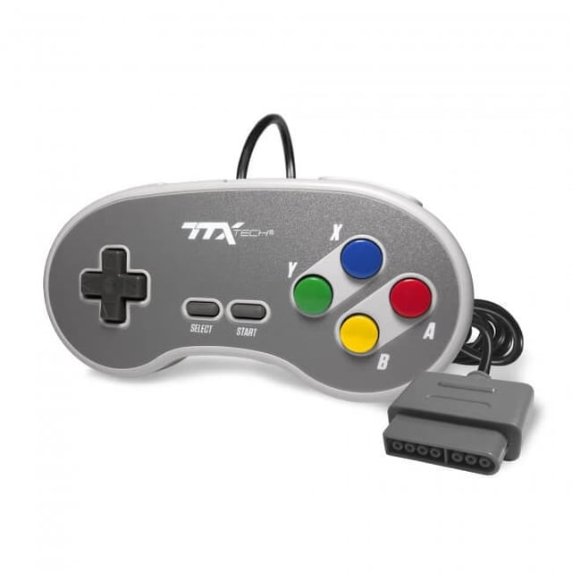Control TTX TECH alambrico para SNES Edicion Super Famicom