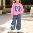 thumbnail image 6 of Cethrio Girls Cotton Outfit Sets, Fall 2 Piece Long Sleeve Casual Girls' Clothing Sets Hot Pink Size 0-12 Months, 6 of 6