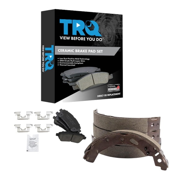 TRQ Front Brake Pads Ceramic Fits 2013-2014 Mazda 2