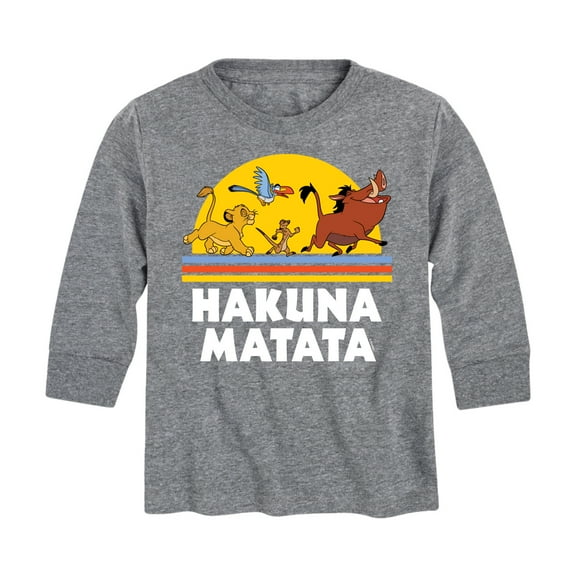 The Lion King - Hakuna Matata - Sunshine - Toddler & Youth Long Sleeve Graphic T-Shirt