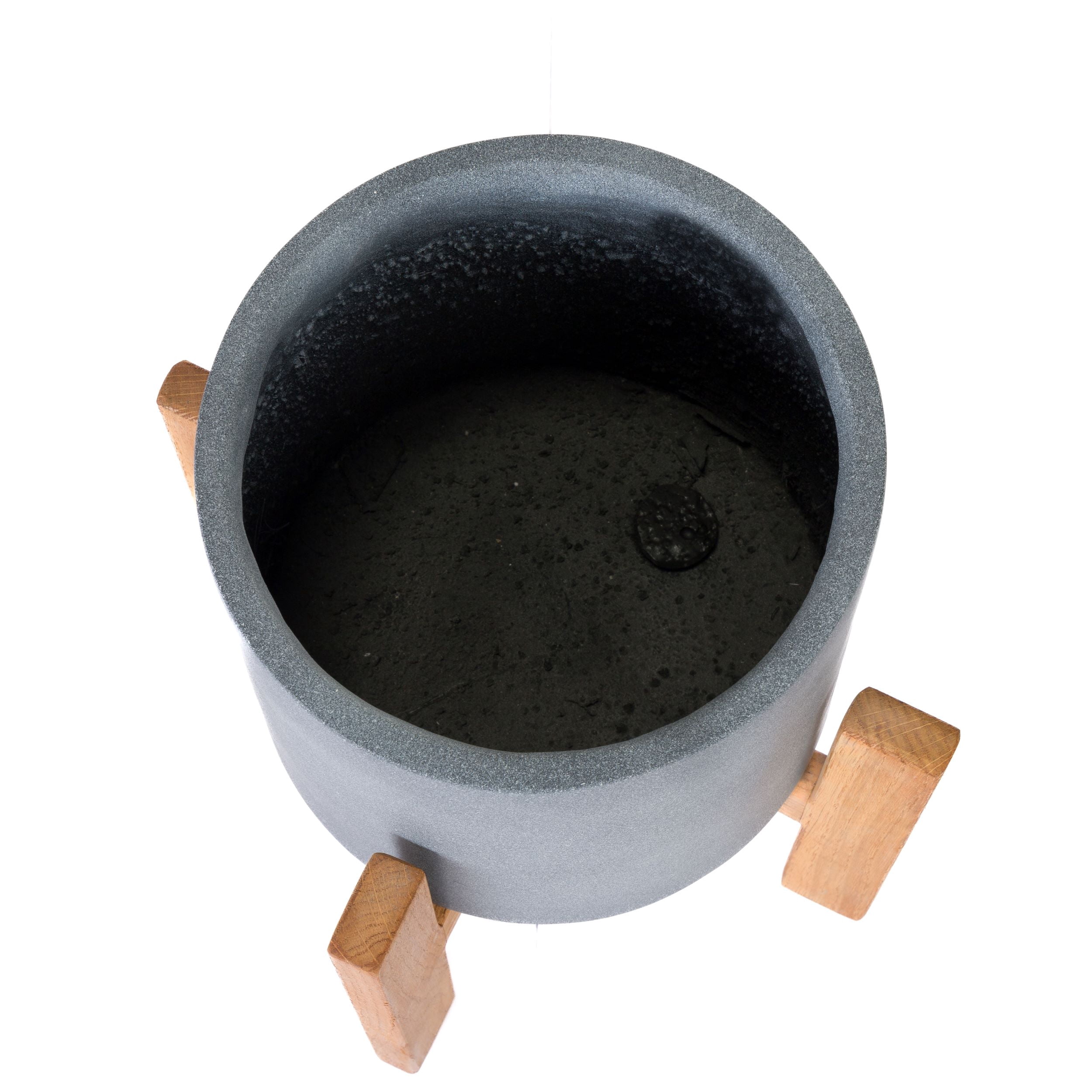Rowan Modern Outdoor Planter - 18" Gray