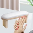 thumbnail image 4 of Nail Arm Rest Cojín Base de madera portátil para manicura Nail Salon Nail Zulema Almohada de manos de arte de uñas, 4 of 6