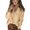 Beige, variant on Sweaters for Women 2026 Fall Casual V Neck Long Sleeve with Button Solid Loose Knit Pullover Lace Sweaters, Watermelon Red S